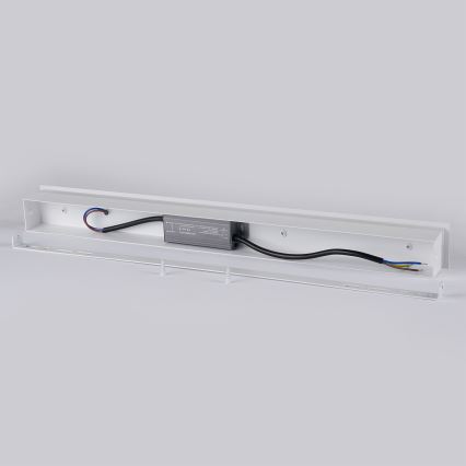 Brilagi - LINEAR āra LED sienas gaismeklis, 12W, 230V, 3000K (siltā balta), IP65, 50 cm, balts, CRI 90