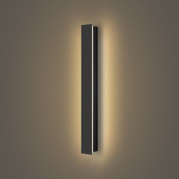 Brilagi - LED āra sienas gaismeklis LINEAR LED/12W/230V 3000K IP65 50 cm melns