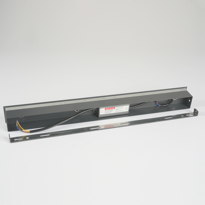 Brilagi - LED āra sienas gaismeklis LINEAR, 12W, 230V, 3000K, IP65, 50 cm, antracīts, CRI 90