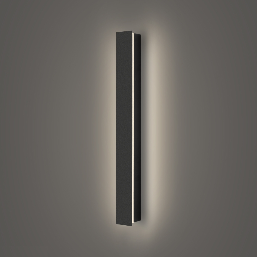 Brilagi - LED āra sienas gaismeklis LINEAR LED/12W/230V 4000K IP65 50 cm melns