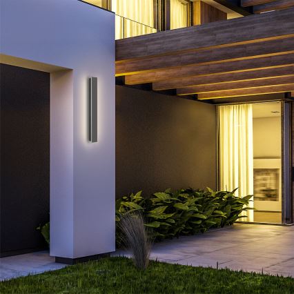 Brilagi - LED āra sienas gaismeklis LINEAR LED/12W/230V 4000K IP65 50 cm antracīts CRI 90