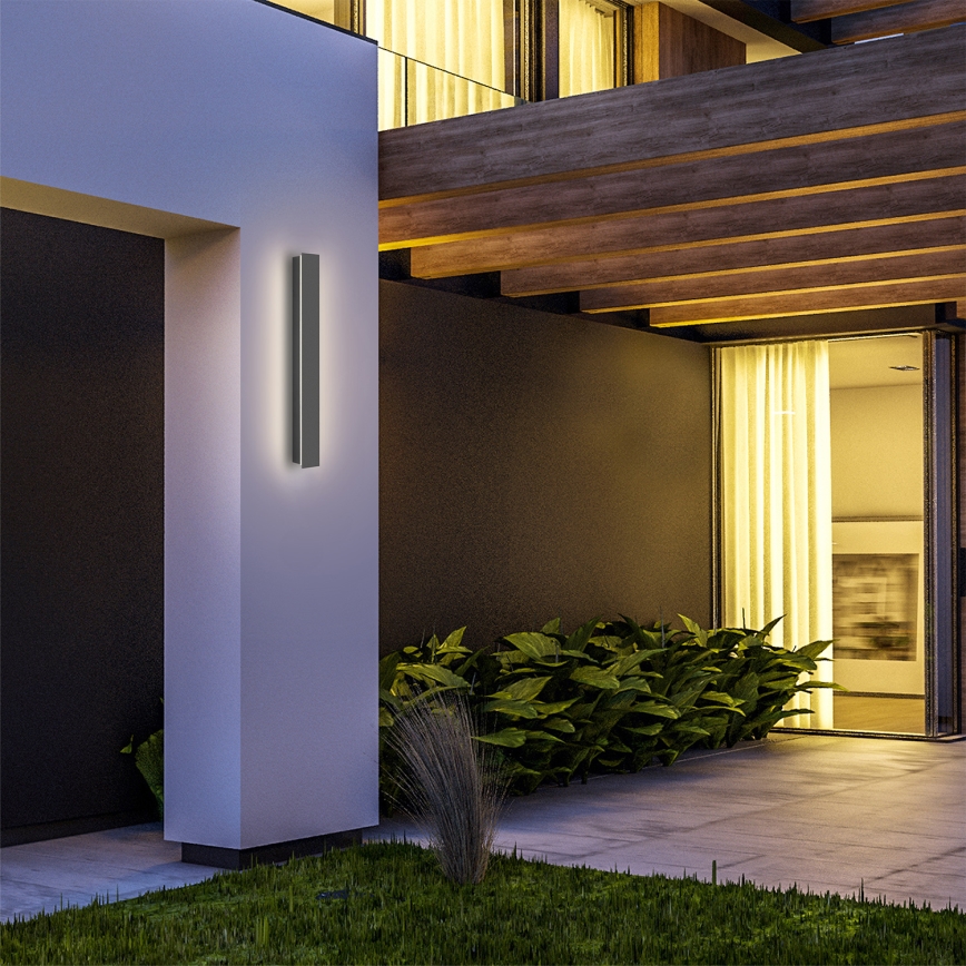 Brilagi - LED āra sienas gaismeklis LINEAR LED/12W/230V 4000K IP65 50 cm antracīts CRI 90