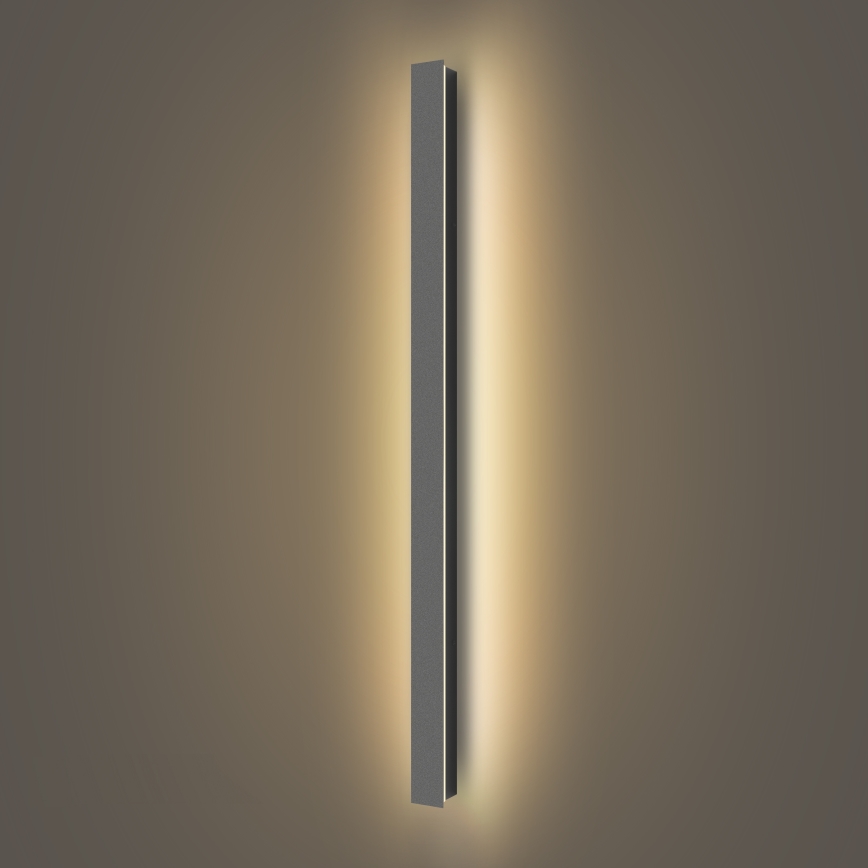 Brilagi - LED āra sienas gaismeklis LINEAR LED/22W/230V 3000K IP65 100 cm antracīts