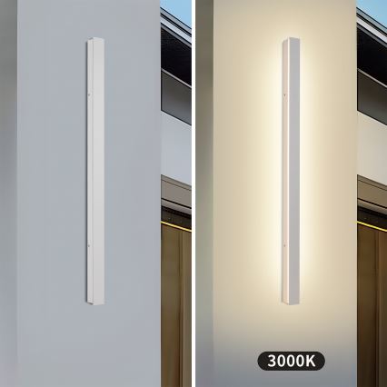 Brilagi - LED āra sienas gaismeklis LINEAR LED/22W/230V 3000K IP65 100 cm balts CRI 90