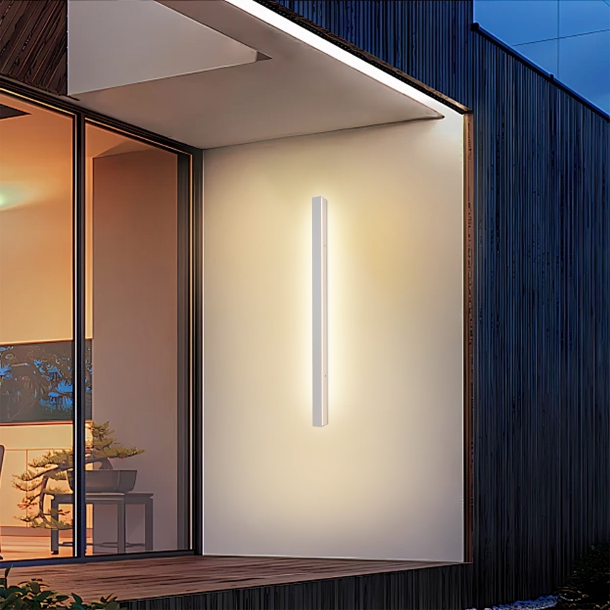 Brilagi - LED āra sienas gaismeklis LINEAR LED/22W/230V 3000K IP65 100 cm balts CRI 90