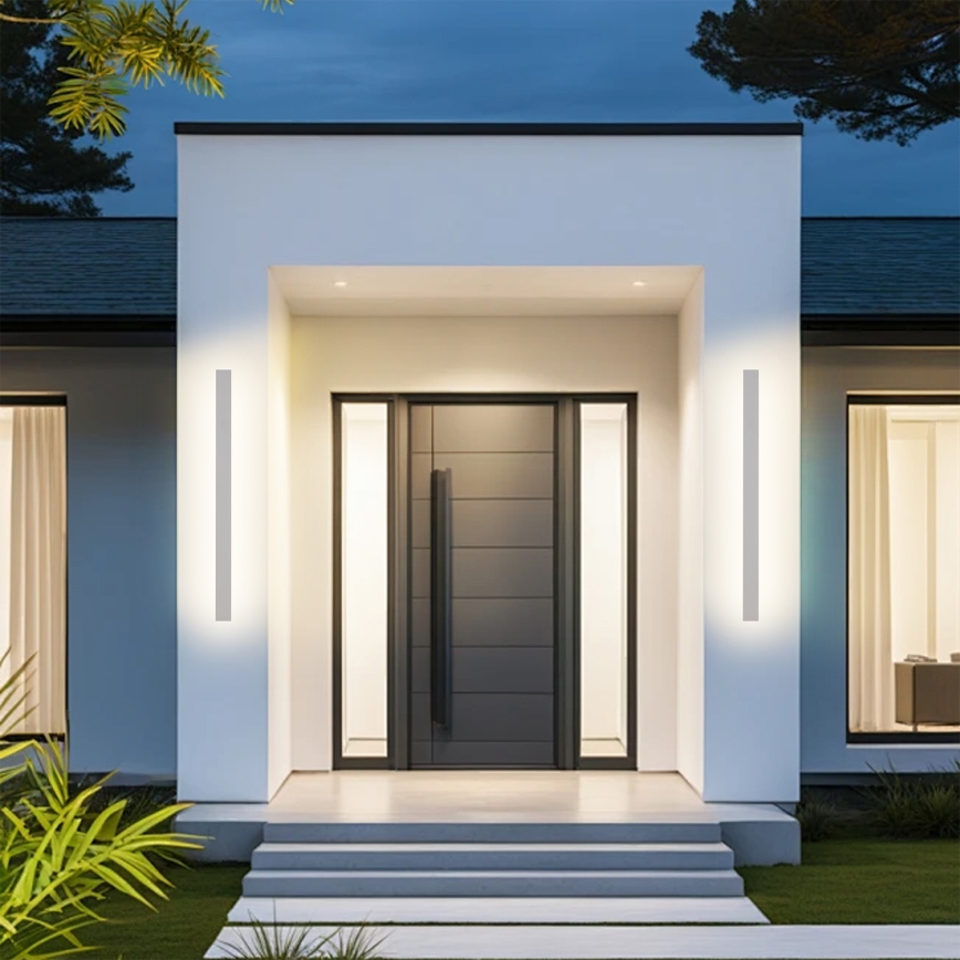 Brilagi - LED āra sienas gaismeklis LINEAR LED/22W/230V 3000K IP65 100 cm balts CRI 90