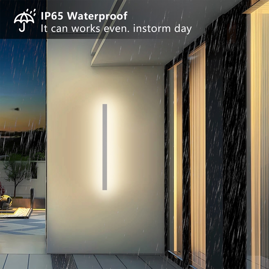 Brilagi - LED āra sienas gaismeklis LINEAR LED/22W/230V 3000K IP65 100 cm balts CRI 90