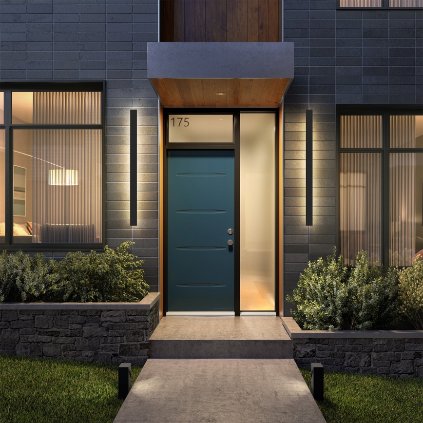 Brilagi - LED āra sienas gaismeklis LINEAR LED/22W/230V 4000K IP65 100 cm melns CRI 90