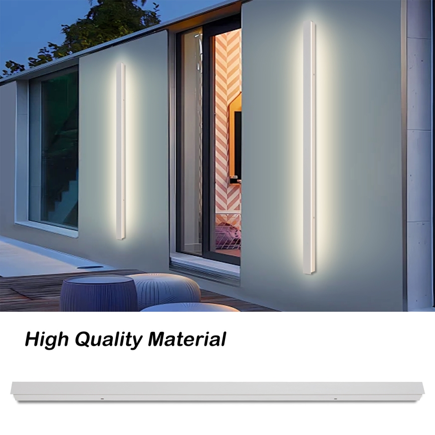 Brilagi - LED āra sienas gaismeklis LINEAR LED/32W/230V 3000K IP65 140 cm balts CRI 90