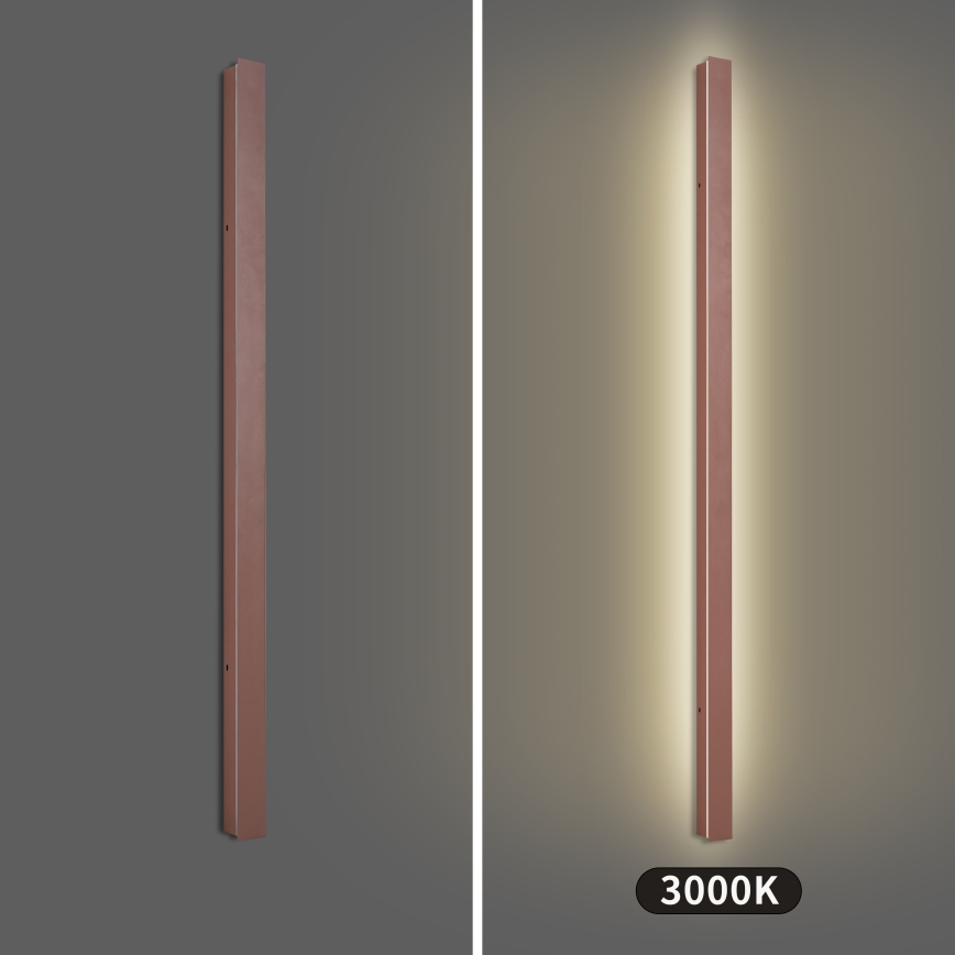 Brilagi - LED āra sienas gaismeklis LINEAR LED/32W/230V 3000K IP65 140 cm brūna CRI 90