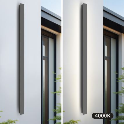 Brilagi - LED āra sienas gaismeklis LINEAR LED/32W/230V 4000K IP65 140 cm antracīts CRI 90