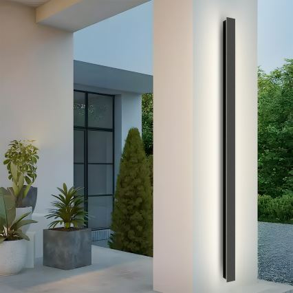 Brilagi - LED āra sienas gaismeklis LINEAR LED/32W/230V 4000K IP65 140 cm melns CRI 90