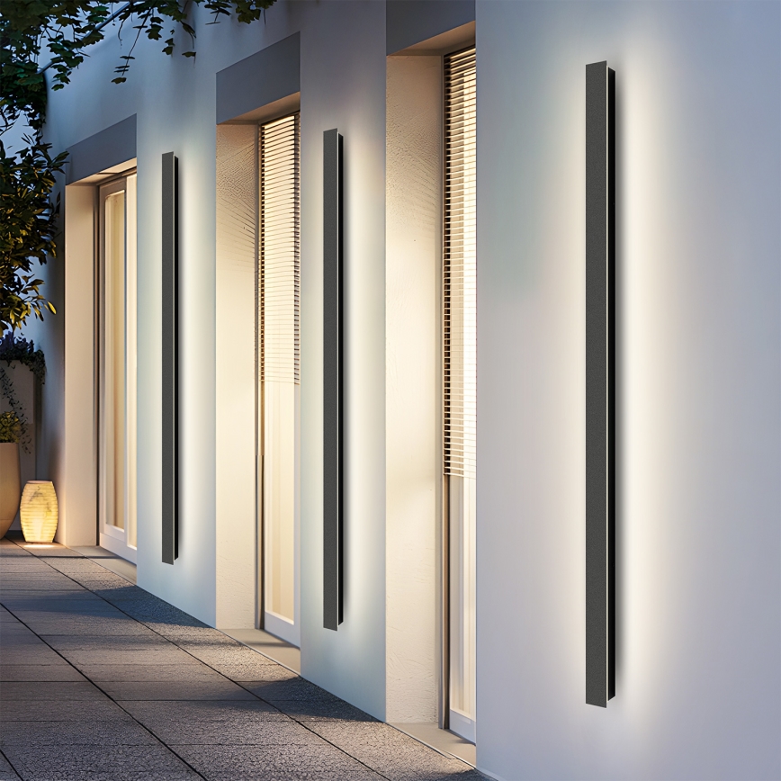 Brilagi - LED āra sienas gaismeklis LINEAR LED/32W/230V 4000K IP65 140 cm melns CRI 90