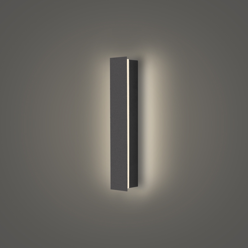 Brilagi - LED āra sienas gaismeklis LINEAR LED/8W/230V 4000K IP65 30 cm antracīts