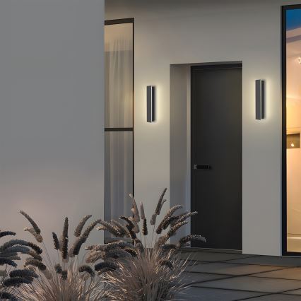 Brilagi - LINEAR LED āra sienas gaismeklis/8W/230V 4000K IP65 30 cm antracīts CRI 90