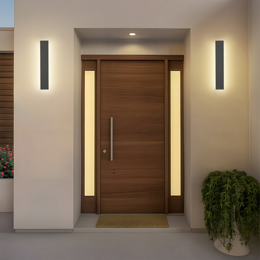 Brilagi - LINEAR LED āra sienas gaismeklis/8W/230V 4000K IP65 30 cm antracīts CRI 90