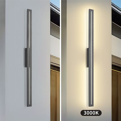 Brilagi - LED āra sienas gaismeklis LINEO LED/24W/230V 3000K IP65 100 cm antracīts CRI 90