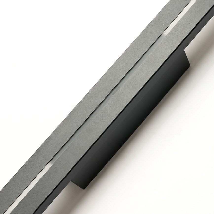 Brilagi - LED āra sienas gaismeklis LINEO LED/24W/230V 3000K IP65 100 cm melns CRI 90