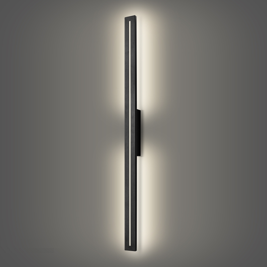 Brilagi - LED āra sienas gaismeklis LINEO LED/24W/230V 4000K IP65 100 cm melns