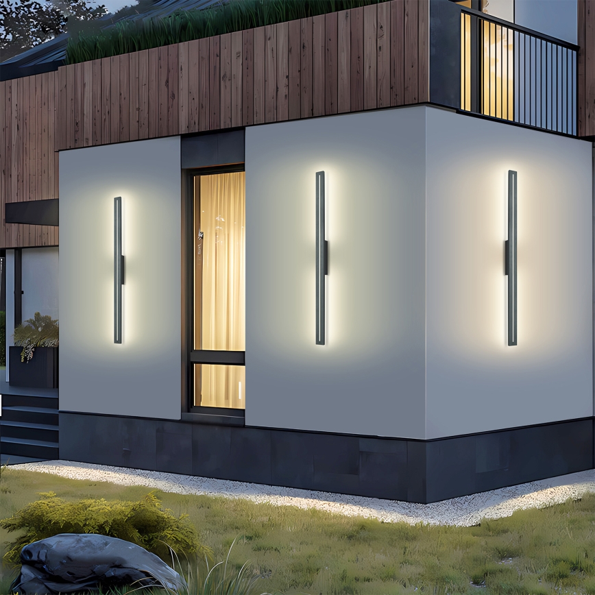 Brilagi - LED āra sienas gaismeklis LINEO LED/24W/230V 4000K IP65 100 cm antracīts CRI 90