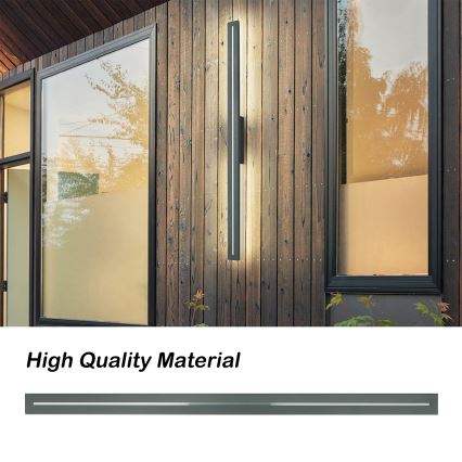 Brilagi - LED āra sienas gaismeklis LINEO LED/24W/230V 4000K IP65 100 cm antracīts CRI 90