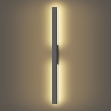 Brilagi - LED āra sienas gaismeklis LUNA LED/24W/230V 3000K IP65 100 cm antracīts