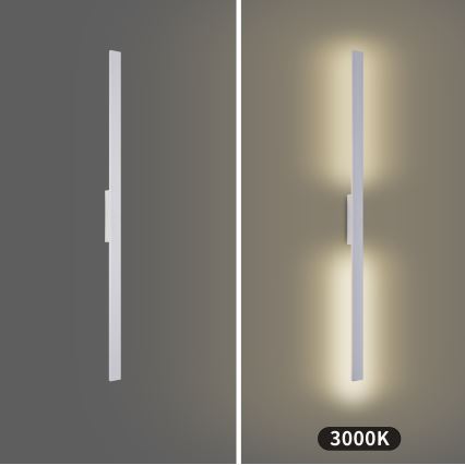 Brilagi - LED āra sienas gaismeklis LUNA LED/24W/230V 3000K IP65 100 cm balts CRI 90