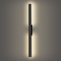Brilagi - LED āra sienas gaismeklis LUNA LED/24W/230V 4000K IP65 100 cm melns