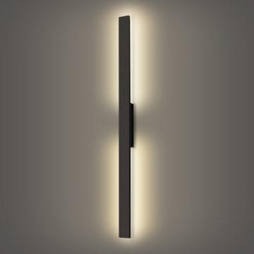 Brilagi - LED āra sienas gaismeklis LUNA LED/24W/230V 4000K IP65 100 cm melns