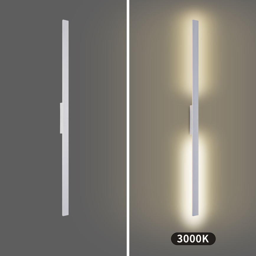 Brilagi - LED āra sienas gaismeklis LUNA LED/30W/230V 3000K IP65 150 cm balts CRI 90