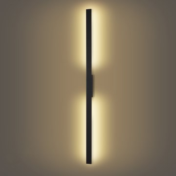 Brilagi - LED āra sienas gaismeklis LUNA LED/30W/230V 3000K IP65 150 cm melns CRI 90