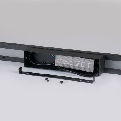 Brilagi - LED āra sienas gaismeklis LUNA LED/30W/230V 4000K IP65 150 cm melns CRI 90
