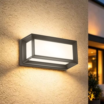 Brilagi - LED āra sienas gaismeklis PARKER LED/12W/230V 3000/4500/6000K antracīts IP44