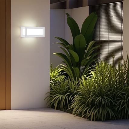 Brilagi - LED āra sienas gaismeklis PARKER LED/12W/230V 3000/4500/6000K balta IP44