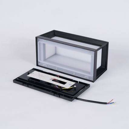 Brilagi - LED āra sienas gaismeklis PARKER LED/12W/230V 3000/4500/6000K melns IP44