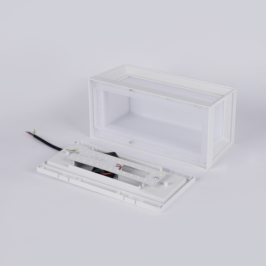 Brilagi - LED āra sienas gaismeklis PARKER LED/12W/230V balts IP44