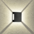 Brilagi - LED āra sienas gaismeklis QUADRAY LED/4W/230V melns IP65
