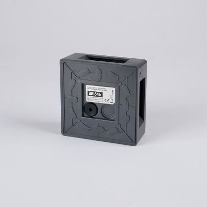 Brilagi - LED āra sienas gaismeklis QUADRAY LED/6W/230V antracīts IP54