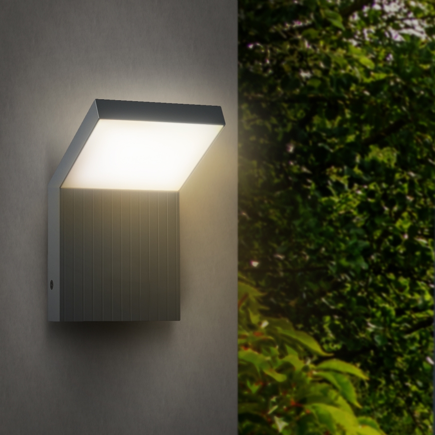Brilagi - LED āra sienas gaismeklis RIANO LED/8W/230V antracīts IP65