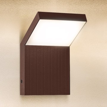 Brilagi - LED āra sienas gaismeklis RIANO LED/8W/230V brūns IP65