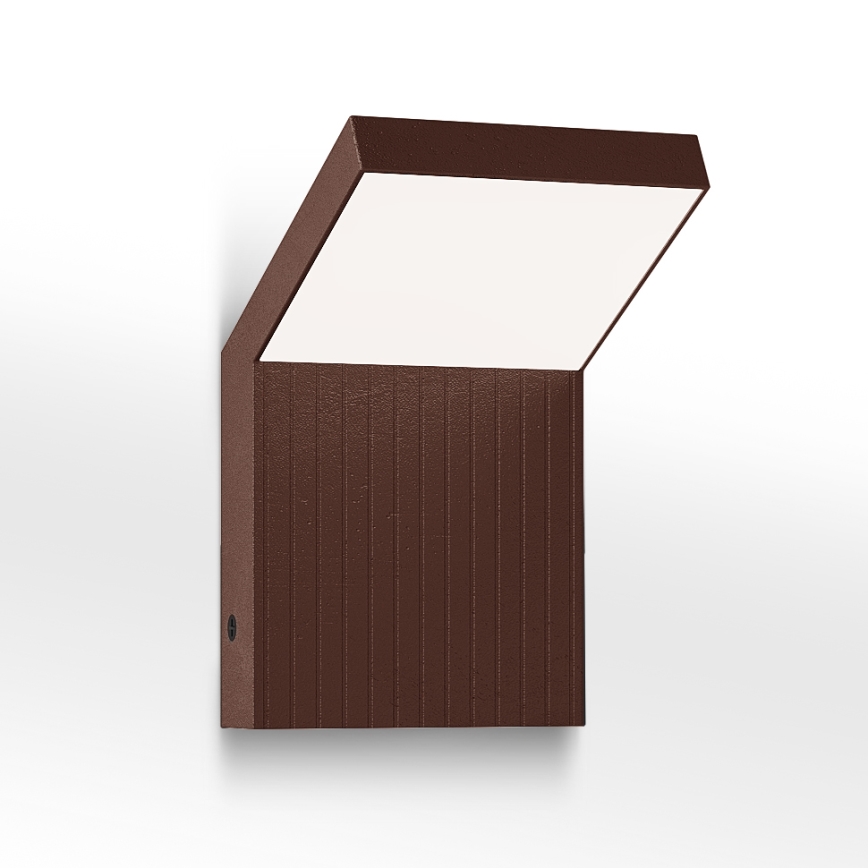 Brilagi - LED āra sienas gaismeklis RIANO LED/8W/230V brūns IP65