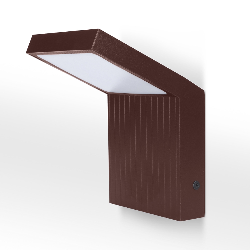 Brilagi - LED āra sienas gaismeklis RIANO LED/8W/230V brūns IP65