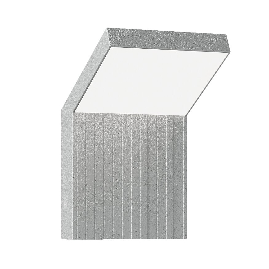 Brilagi - LED āra sienas gaismeklis RIANO LED/8W/230V sudraba IP65