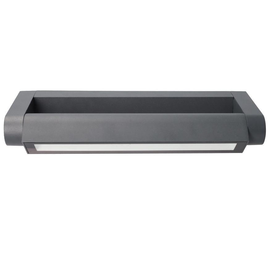 Brilagi - LED āra sienas gaismeklis SALERNO LED/12W/230V 35,5 cm antracīts IP65