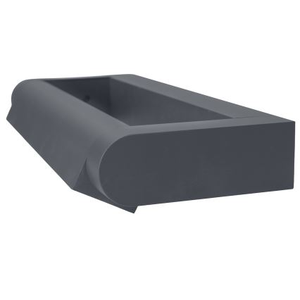 Brilagi - LED āra sienas gaismeklis SALERNO LED/12W/230V 35,5 cm antracīts IP65
