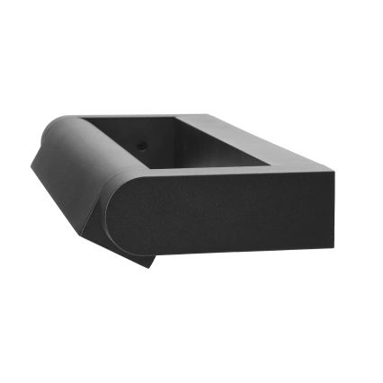 Brilagi - LED āra sienas gaismeklis SALERNO LED/12W/230V 35,5 cm melns IP65