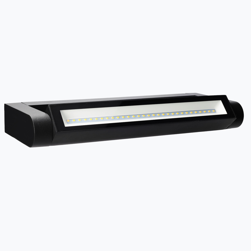 Brilagi - LED āra sienas gaismeklis SALERNO LED/12W/230V 35,5 cm melns IP65