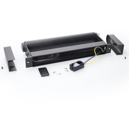 Brilagi - LED āra sienas gaismeklis SALERNO LED/12W/230V 35,5 cm melns IP65