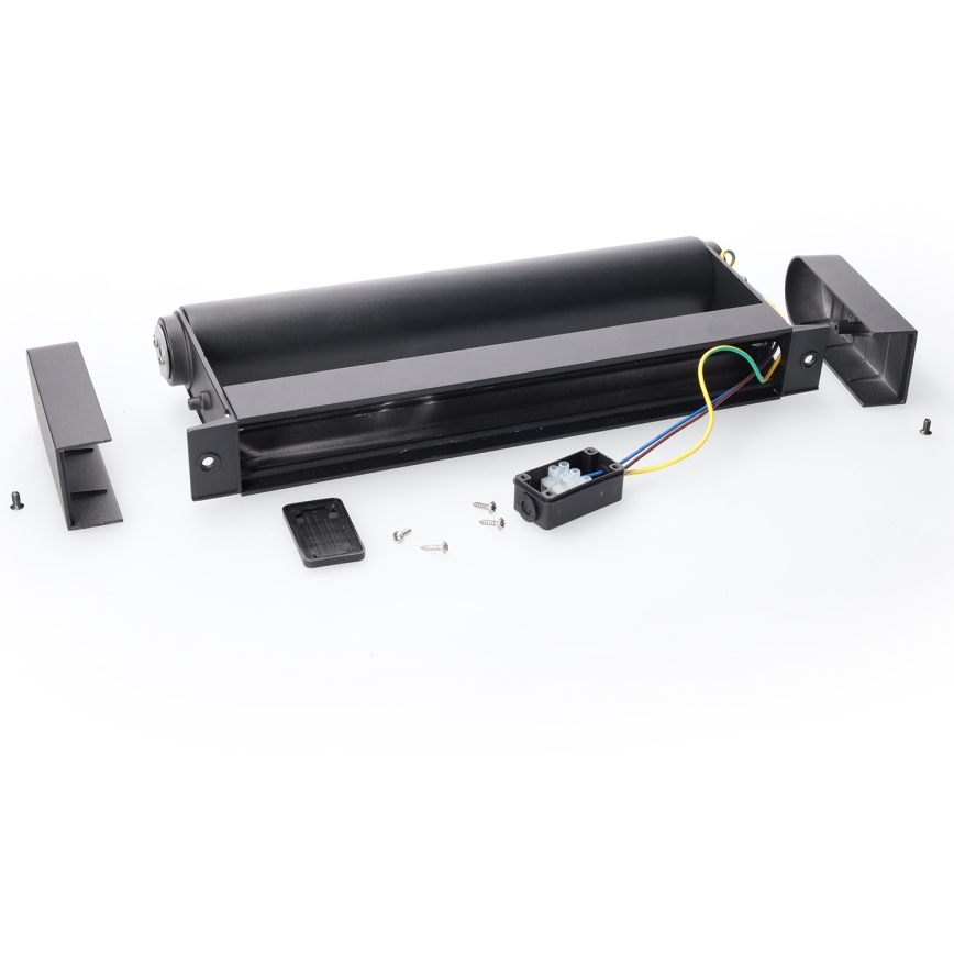 Brilagi - LED āra sienas gaismeklis SALERNO LED/12W/230V 35,5 cm melns IP65