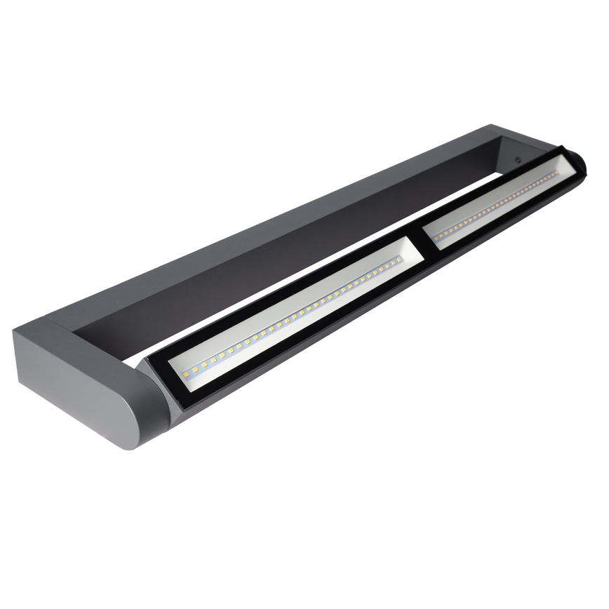 Brilagi - LED āra sienas gaismeklis SALERNO LED/24W/230V 66 cm antracīts IP65